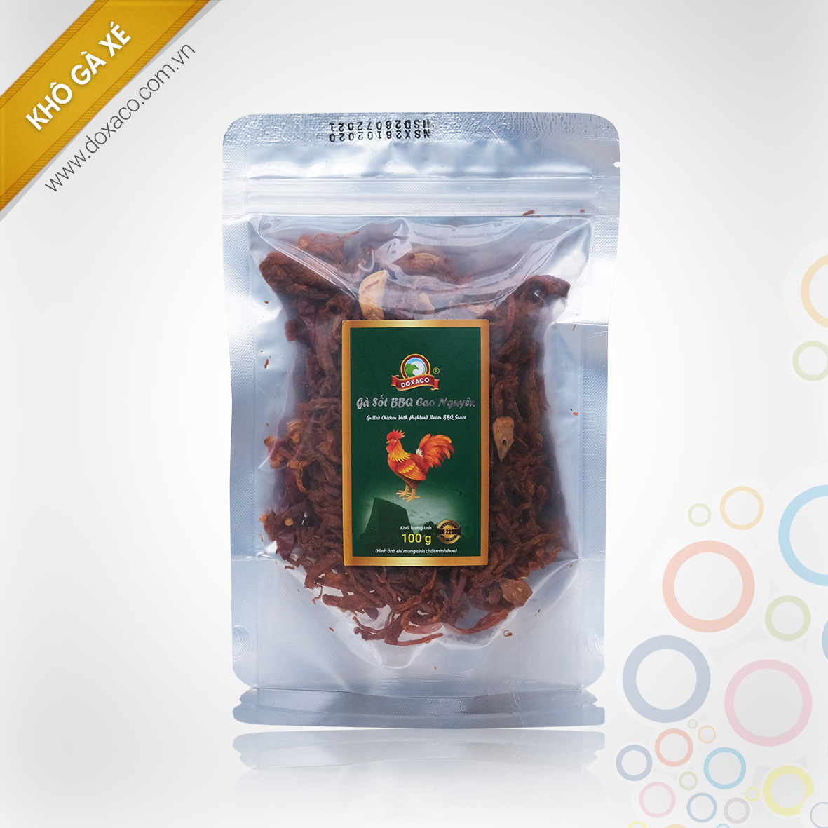GÀ SỐT BBQ CAO NGUYÊN 100G (PET)