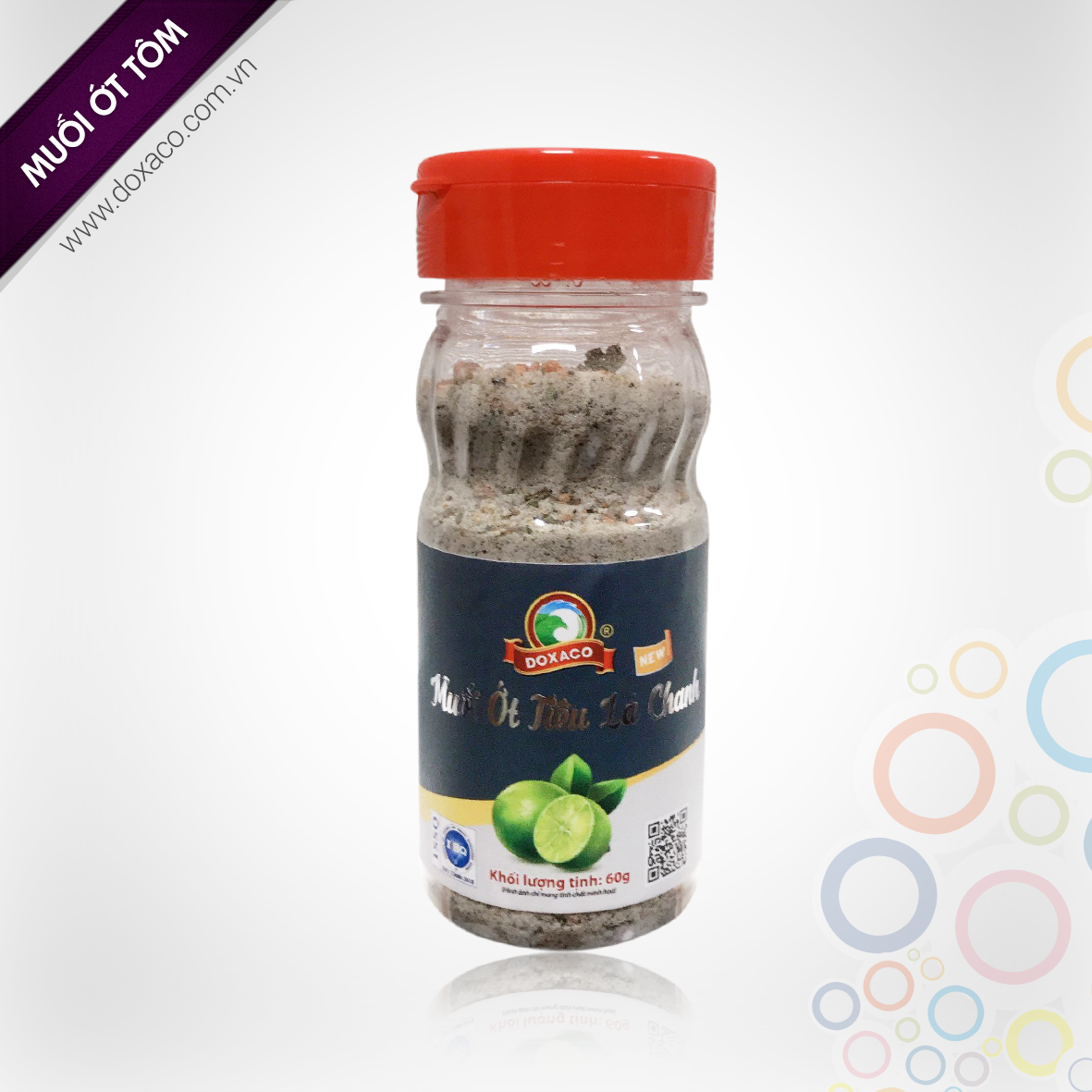 Muối Ớt Tiêu Lá Chanh 60g