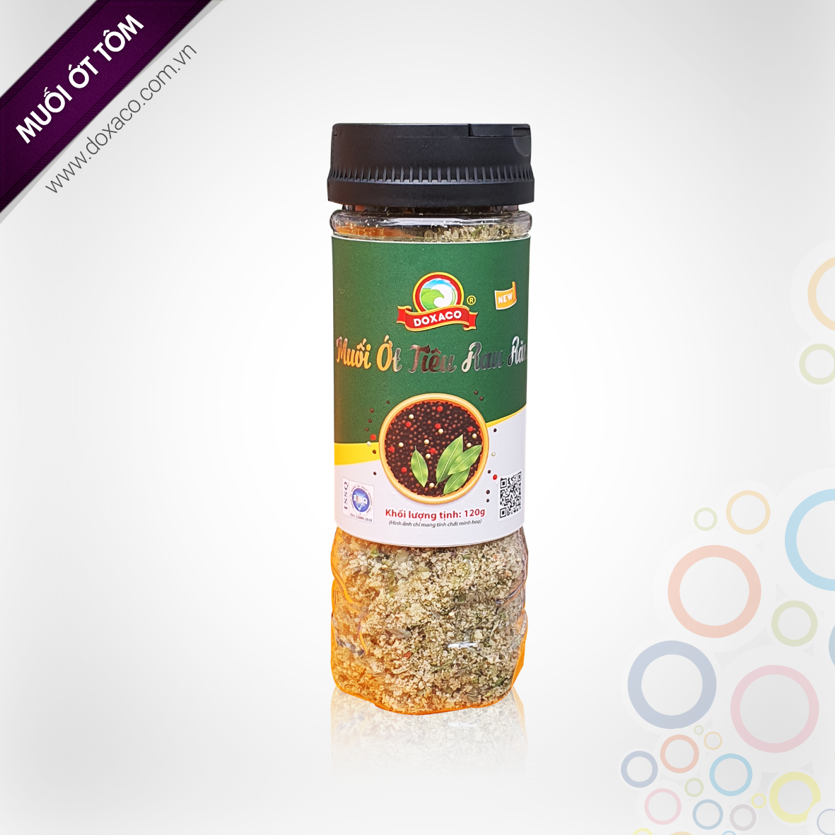 Muối Ớt Tiêu Rau Răm 120g