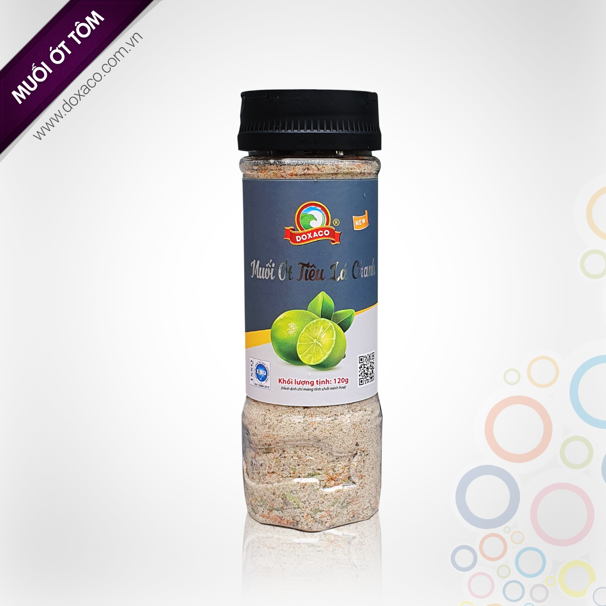 Muối Ớt Tiêu Lá Chanh 120g